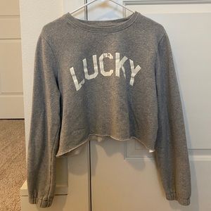 Cropped Lucky Brand Sweatshirt